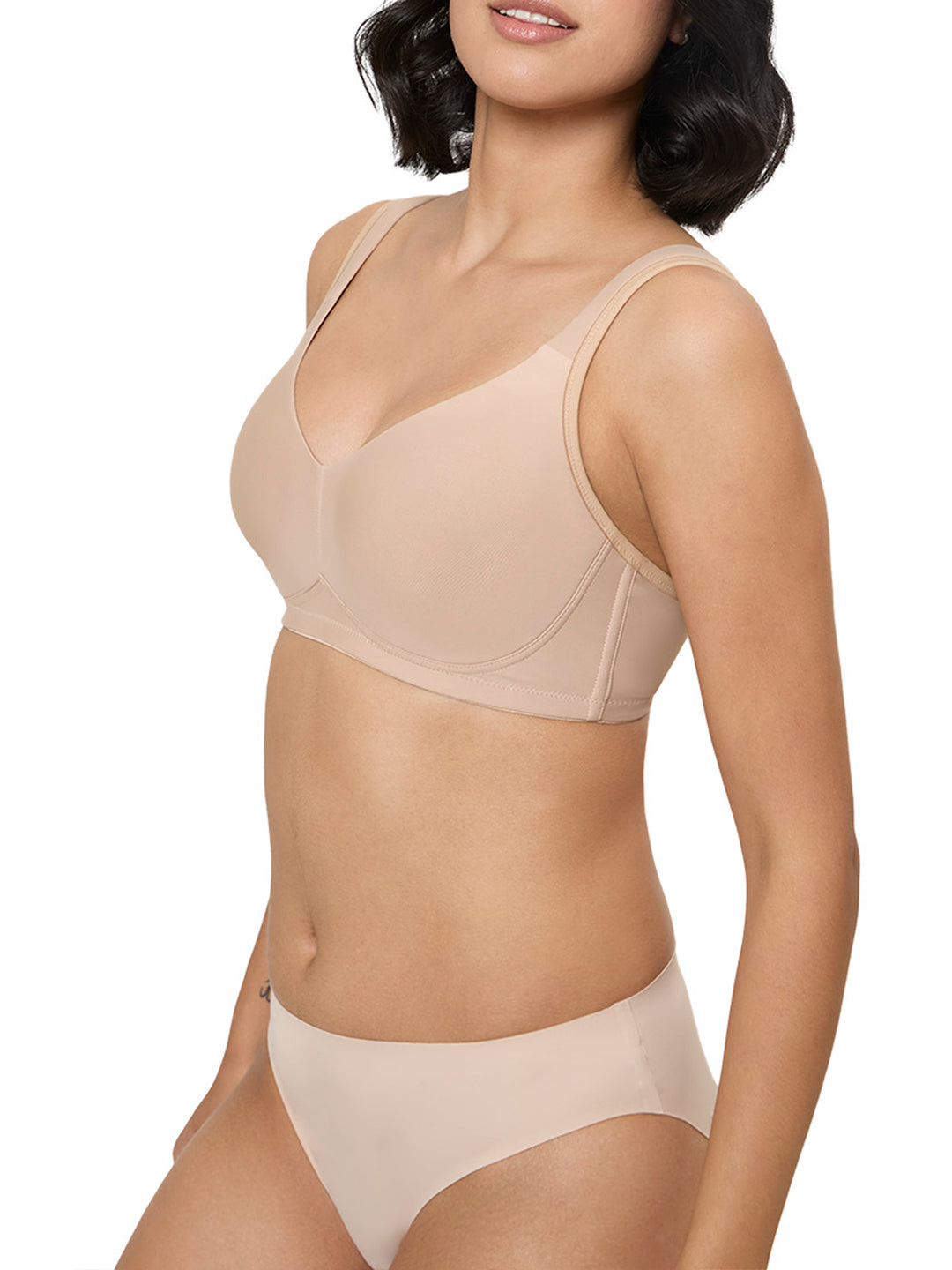 TRIUMPH BRA 100I635-5G Women's Polyamide Wire Free Classic Minimiser Bra