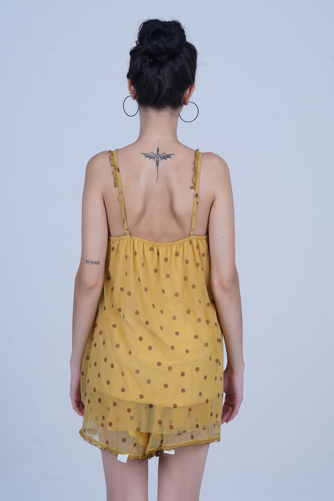 AXTZH Nightwear Two-piece set with camisole and shorts X2588-MUSDOT-A4N