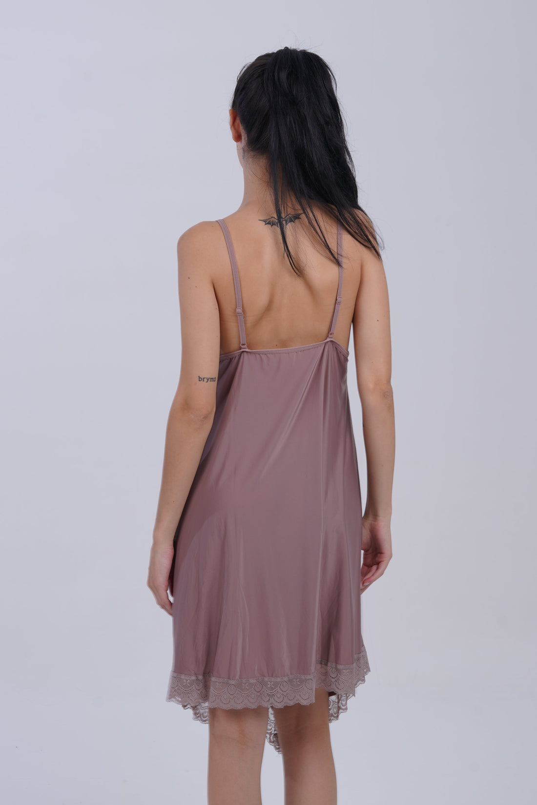 AXTZH Women’s Nightwear with Lace Accents and Soft Flowing Silhouette X3489-FF-F1M