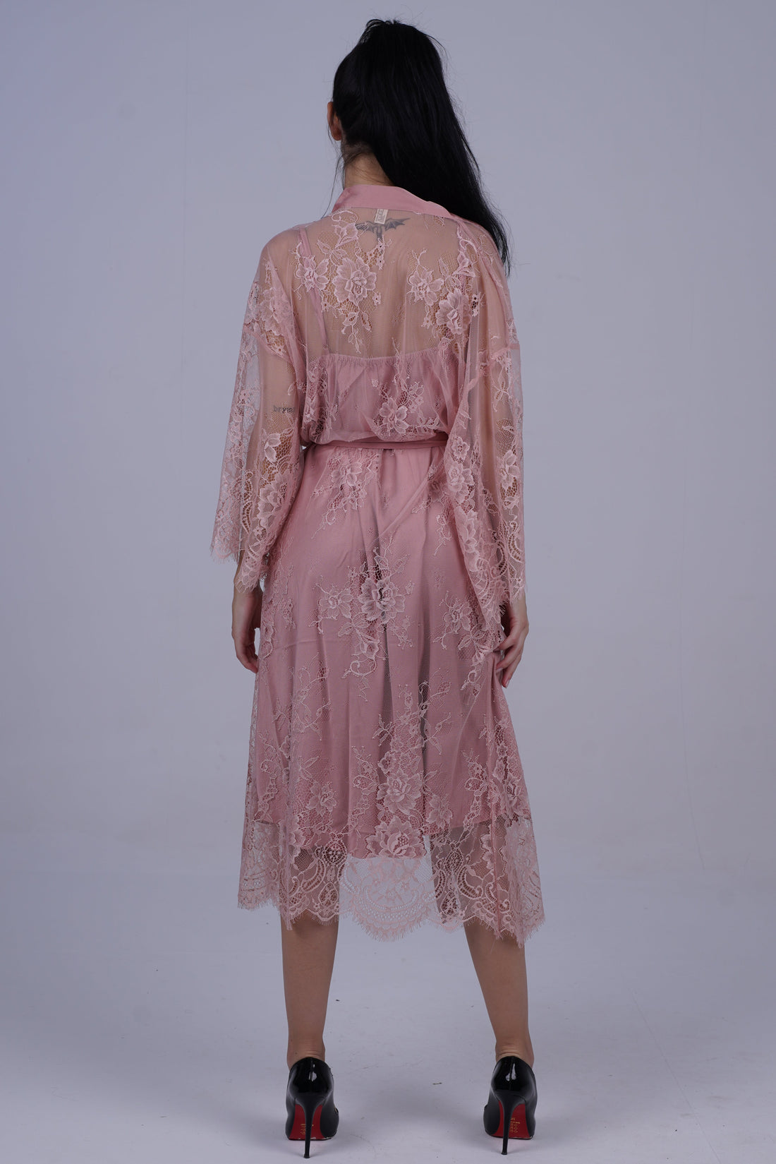 AXTZH Two-Piece Women’s Nightwear Collection Combining Timeless Elegance with Sensual Charm X2105-BLUSH-F12S