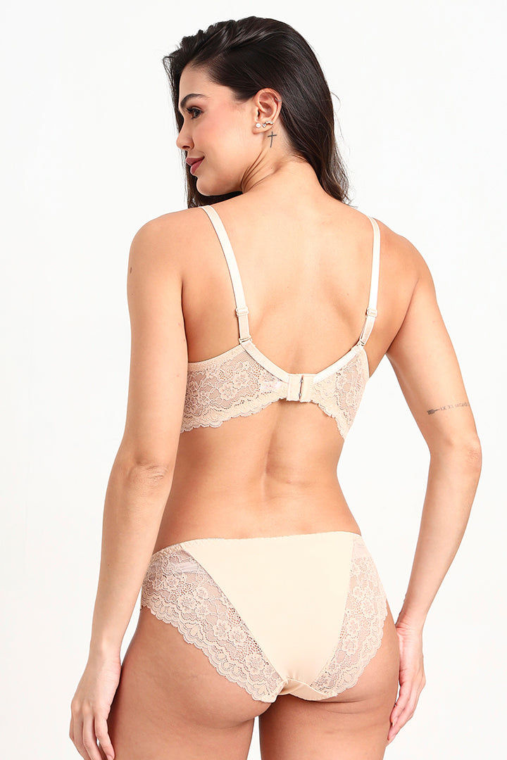 AXTZH Women’s Lingerie Bra Designed for Comfort, Allure, and Feminine AB3102-SKIN-DN102